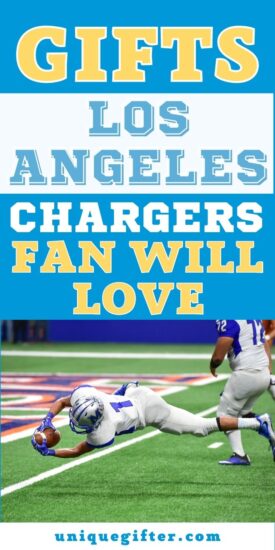 Best Gift Ideas for Los Angeles Charger Fans | Los Angeles Chargers | LA Charger Fans | Los Angeles Charger Gifts #GiftsForChargerFans #LosAngelesChargers #LosAngelesChargerGiftIdeas #LosAngelesFootball