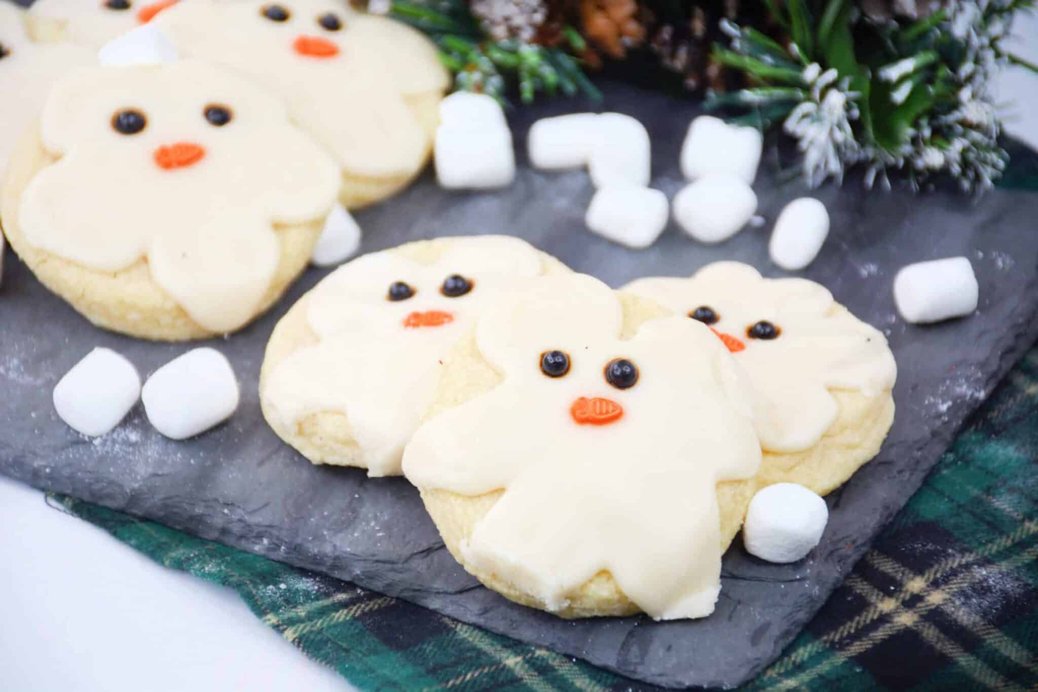melted snowman cookie recipe for Christmas snack