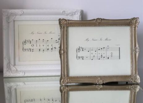 Best Gift Ideas for Band Directors name in music wall art