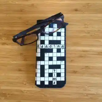crossword glasses case