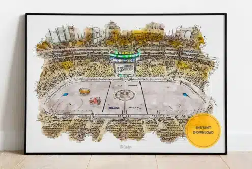 instant downable Bruins print 