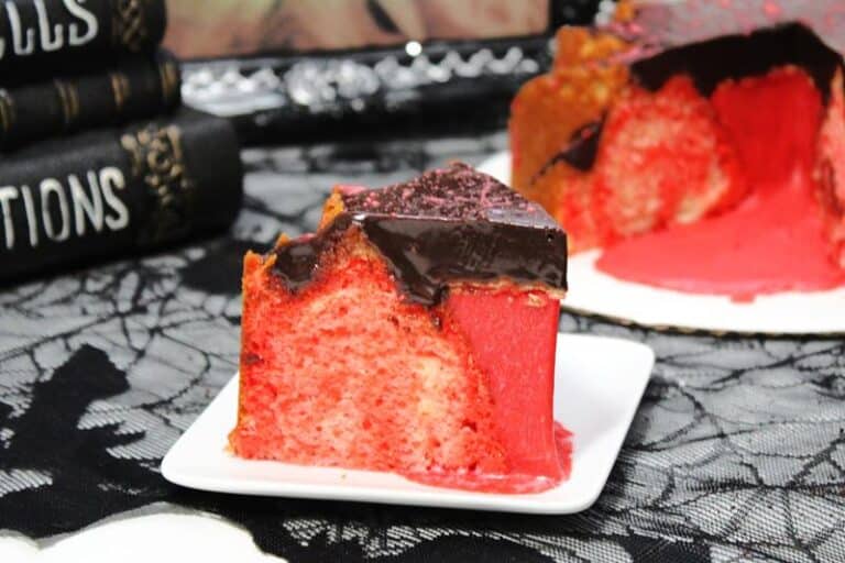 Bleeding Bundt Cake Halloween Recipe Unique Gifter