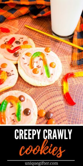 Creepy Crawly Cookies | Gummy Worm Cookies | Sugar Cookie Recipe | Halloween Sugar Cookies | Decorated Cookies | Cookie Craft | Kids Party Cookies | #halloween #gummyworms #holidays #cookies #sugarcookies