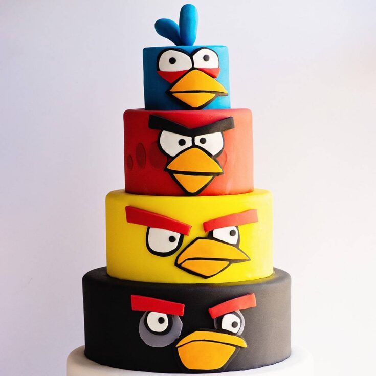 Image for Angry Birds Birthday Cake