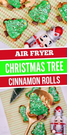 Air Fryer Christmas Tree Cinnamon Rolls | Cinnamon Rolls Recipe | Air Fryer Treats | Christmas Air Fryer Recipe | Easy Cinnamon Rolls | #cinnamonrolls #Christmas #airfryer #recipe #easybaking
