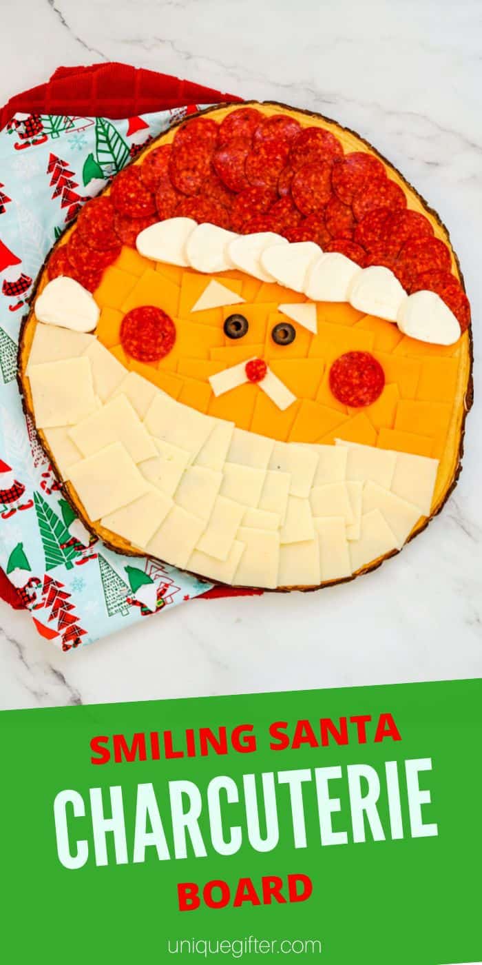 Smiling Santa Charcuterie Board Unique Gifter