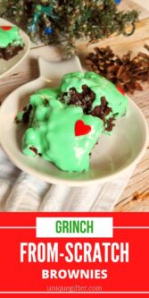 Grinch Brownies | Green Brownies | Christmas Brownies | The Grinch Brownies | Grinch Baking | Grinch Dessert | Christmas Baking | Christmas Recipes | #Christmas #baking #grinch #recipe #dessert