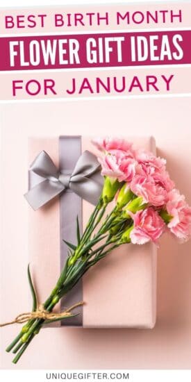 January Birth Month Flower Gift Ideas | January Flower Birthday Gifts | Carnation Flower Gifts | Snowdrop Flower Gift Ideas | January Birthday Ideas #januarybirthflower #januarybirthdaygifts #carnationgifts #snowdropgifts #birthdaygifts #giftideas