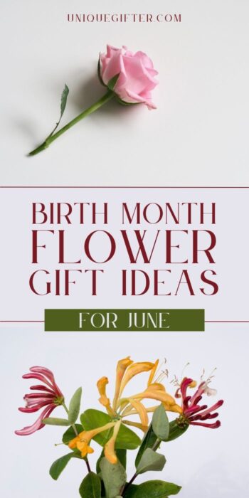 June Birth Flower Gift Ideas | Honeysuckle Flower Gifts | Rose Floral Gift Ideas | June Birthday Flower Gifts | Gifts for a June Birthday #junebirthdayflower #honeysucklegifts #roseflowergifts #junebirthdaygifts #giftideas