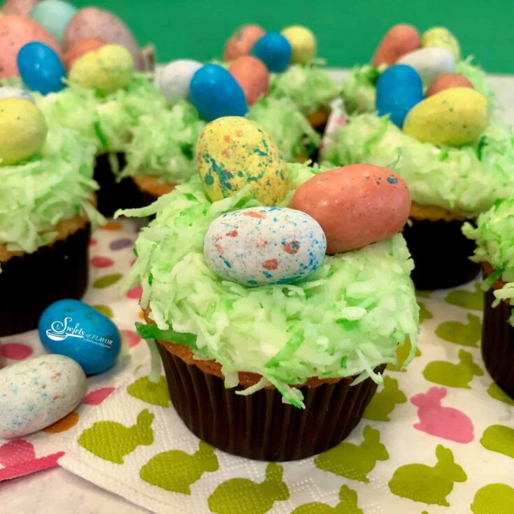 Image for Easter Egg Coconut Cupcakes