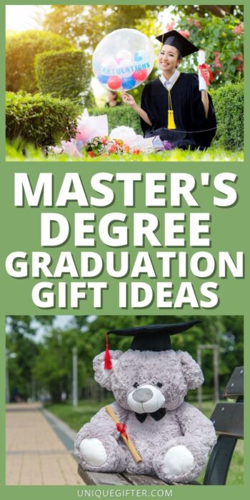 Master's Degree Graduation Gift Ideas | Gifts for a Master's Degree Grad | University Graduation Gifts | Graduation Gift Ideas | New Grad Gifts #mastersdegree #graduationgifts #mastersgraduation #gradgifts