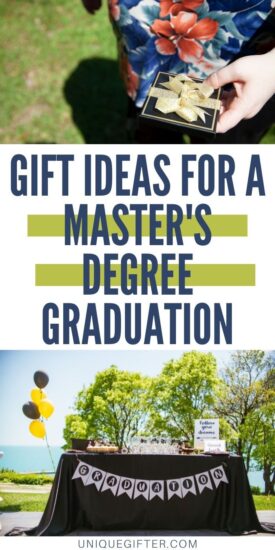 Master's Degree Graduation Gift Ideas | Gifts for a Master's Degree Grad | University Graduation Gifts | Graduation Gift Ideas | New Grad Gifts #mastersdegree #graduationgifts #mastersgraduation #gradgifts