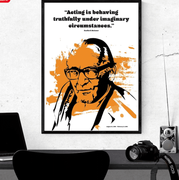 Meisner Great Practitioner Quote Poster