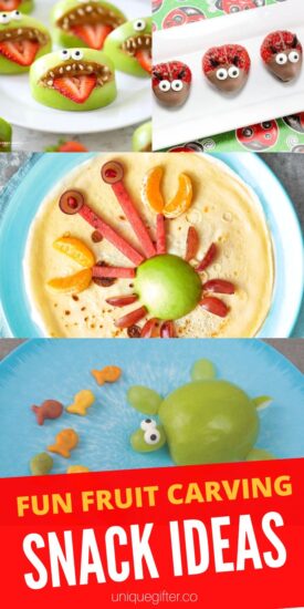 Fun Fruit Carving Snack Ideas | Snack Ideas for Kids | Fun Shaped Healthy Snacks | Healthy Snack Recipes | Kid Friendly Snack Ideas | Fruit Snack Ideas #FruitSnackIdeas #HealthySnacks #KidSnackIdeas #FunFruitCarvingSnackIdeas #FunShapedSnacks