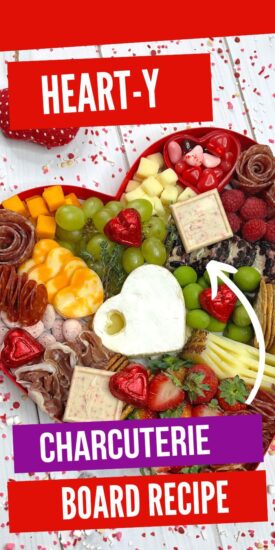 Heart-y Valentine's Day Charcuterie Board | Valentine's Day | Charcuterie Board | Heart Shaped Charcuterie Board | Valentine's Day Charcuterie Board #HeartyValentinesDayCharcuterieBoard #ValentinesDay #CharcuterieBoard #HeartShapedCharcuterieBoard #DateNightIdeas