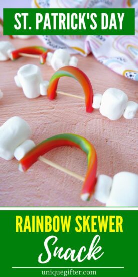 Rainbow Skewer Snacks | Rainbow Recipes | St. Patrick's Day Rainbow Skewer Snacks | Pride Skewer Snacks | Skewer Recipes #StPatricksDaySnacks #PrideSnacks #RainbowSnacks #RainbowSkewerSnacks #SkewerRecipes