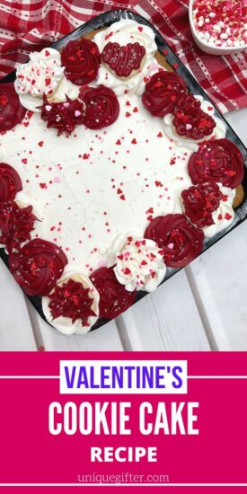 Valentine's Day Cookie Cake | Valentine's Day Baking | Cookie Cake Recipe | Chocolate Chip Cookie Cake Recipe | Valentine's Day #ValentinesDay #CookieCakeRecipe #ChocolateChipCookieCake #ValentinesDayCookieCake #ValentinesDayBaking