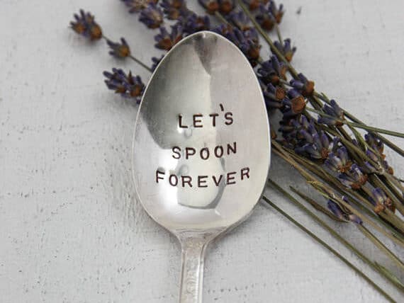 Let's spoon together custom spoon