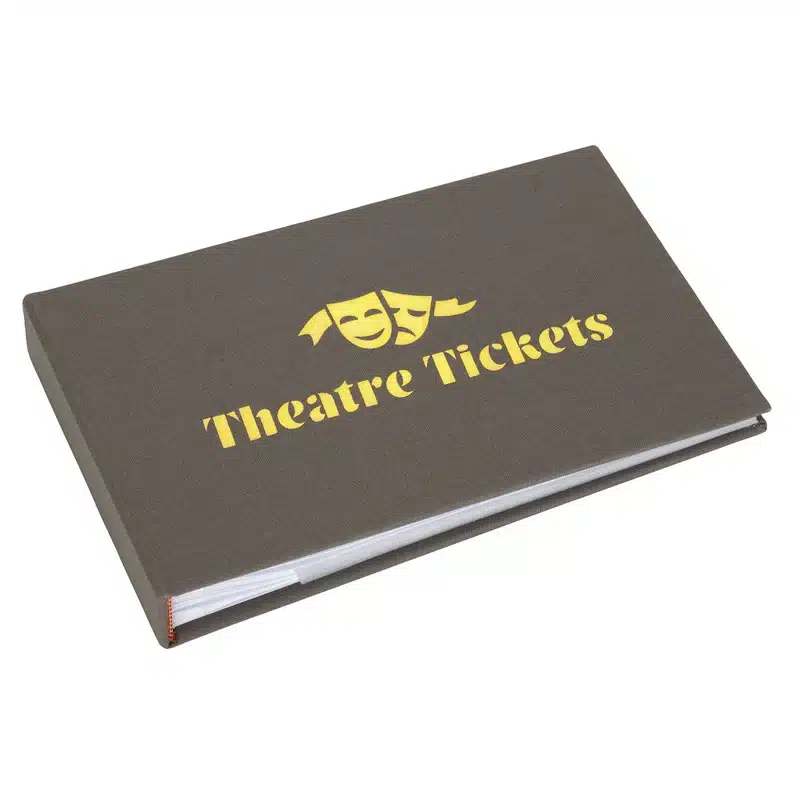 theatre ticket memory album