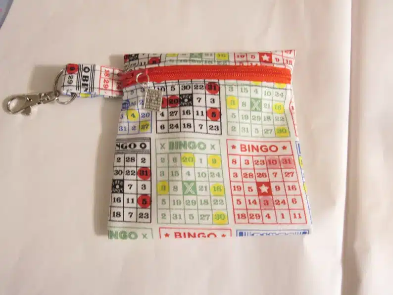 Handmade Bingo Money Pouch