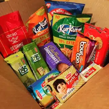 Assorted snacks from India