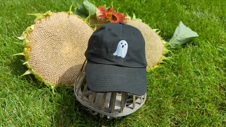 Glow in the dark ghost hat