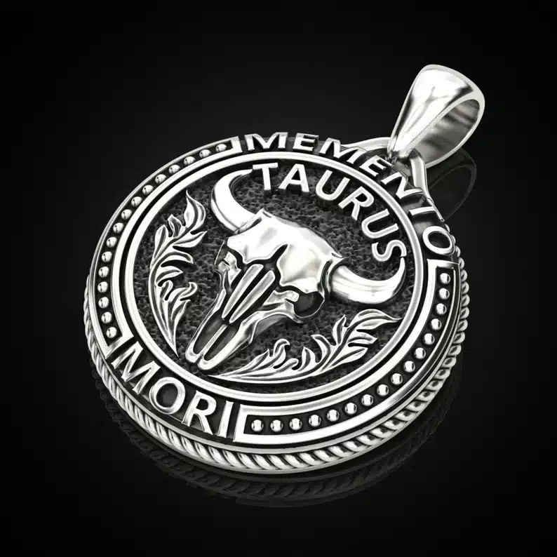Taurus Zodiac Sign Necklace gift ideas for Men