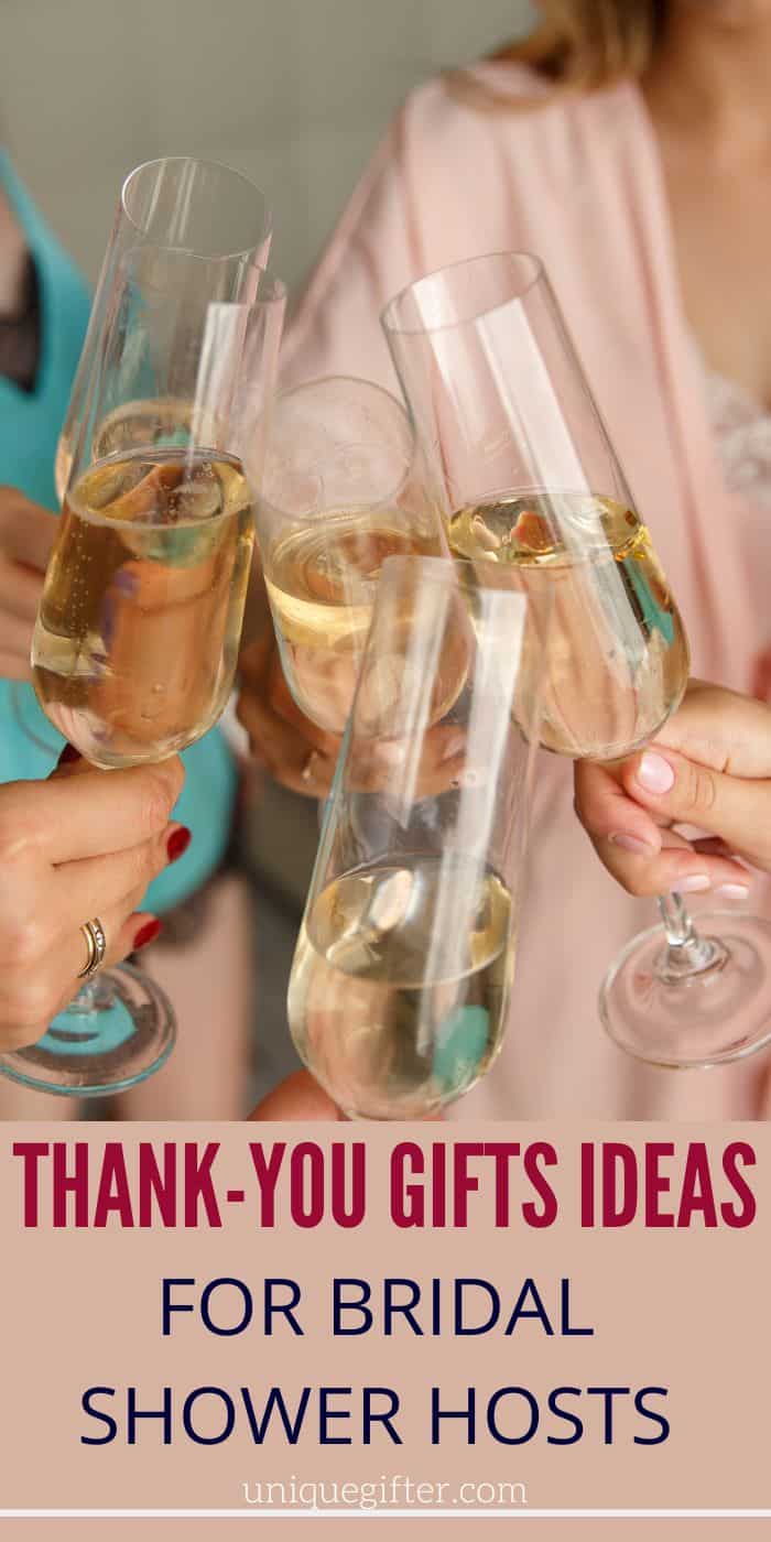 20 Thank You Gifts for Bridal Shower Hosts Unique Gifter