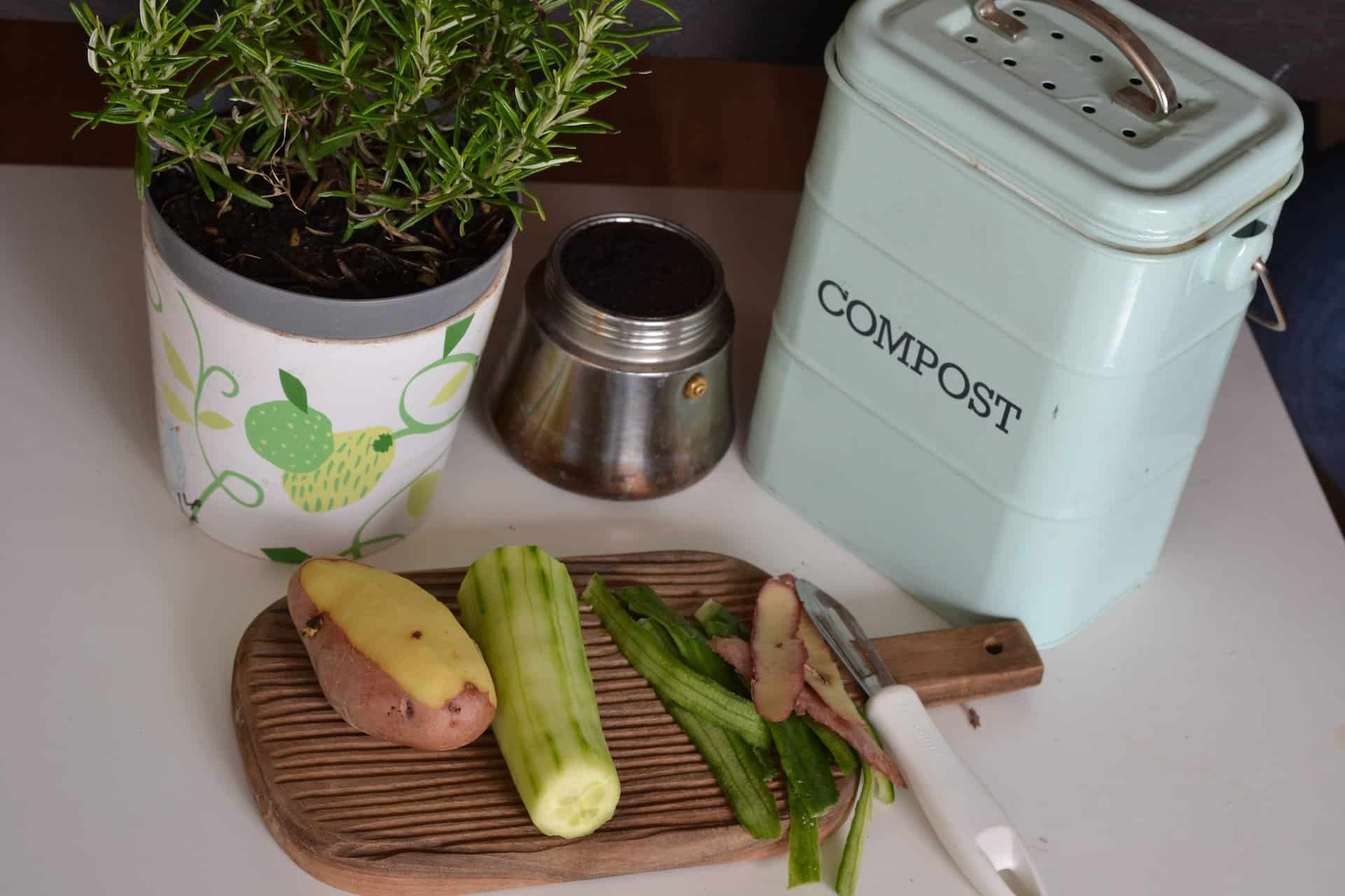 Building a compost bin for Earth day