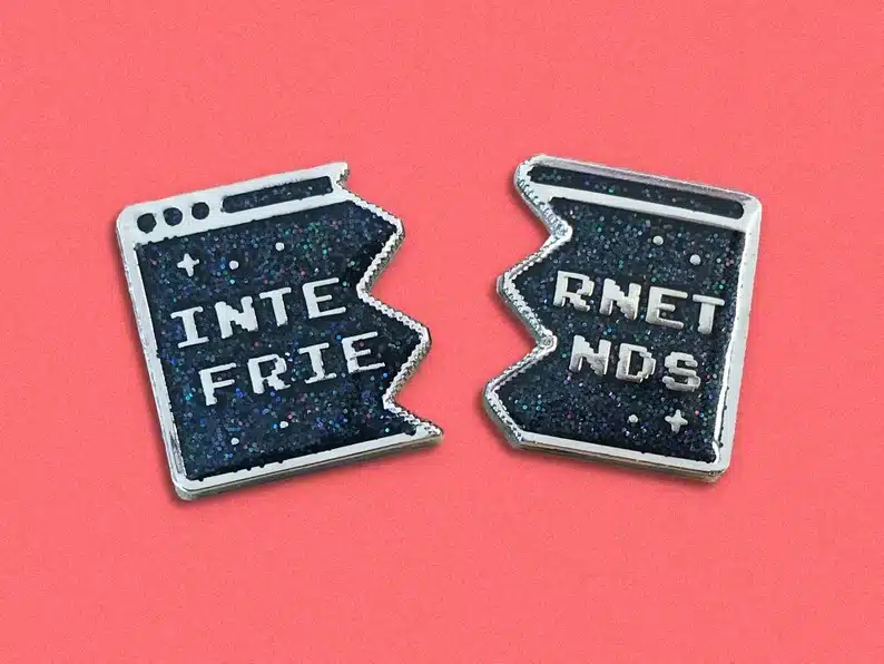 Internet Friends Enamel Pin Set