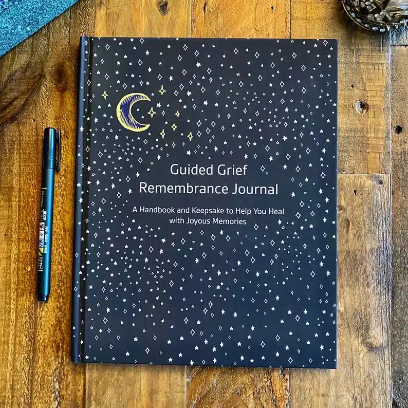 Grief guided journal for memories