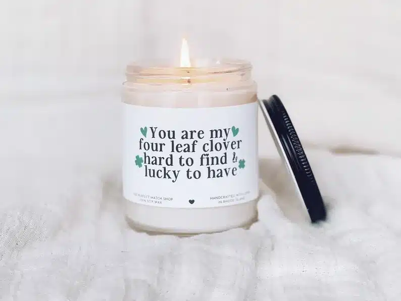Four Leaf Clover Scented Candle