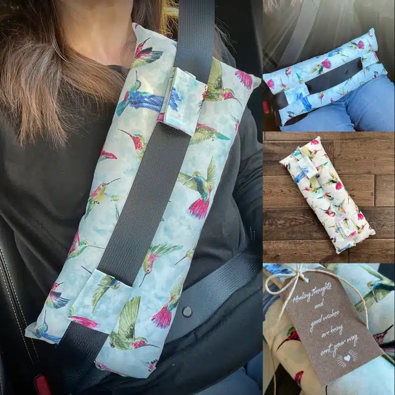 Seat belt cushion for adults