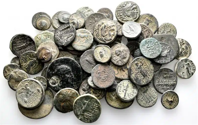Authentic antique greek and Roman coins