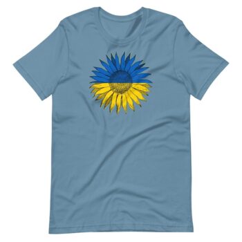 Ukraine flag sunflower shirt that donates proceeds to Ukrainian aid