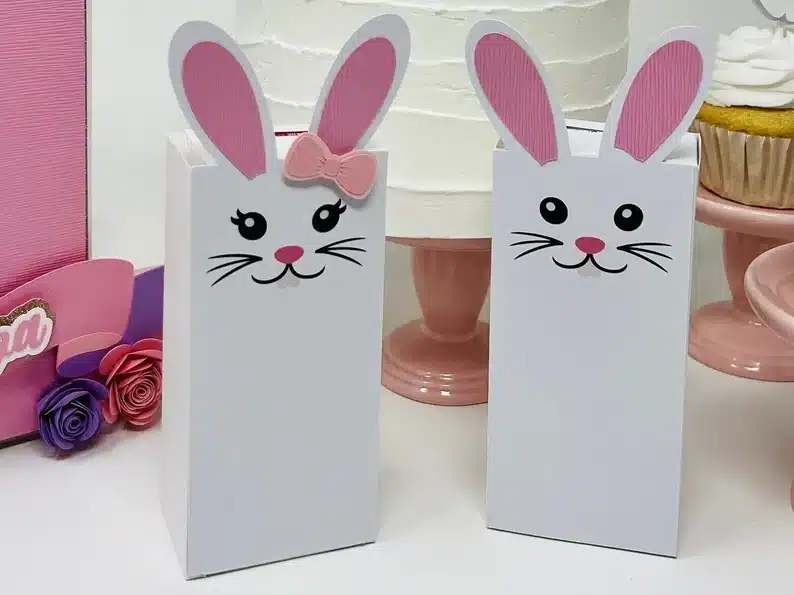 Bunny juice box covers