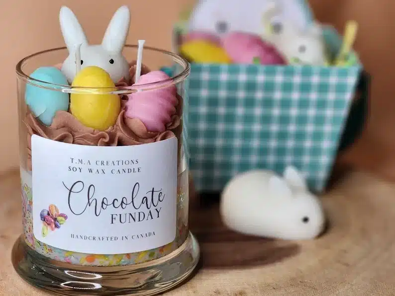 Easter chocolate funday scented candle