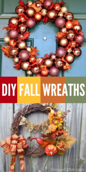 Ideas For DIY Fall Wreaths | DIY Fall Wreaths | Fall Wreaths | DIY Wreaths | Fall Projects #DIYFallWreaths #FallTime #FallWreaths #WelcomeFall #FallCrafts