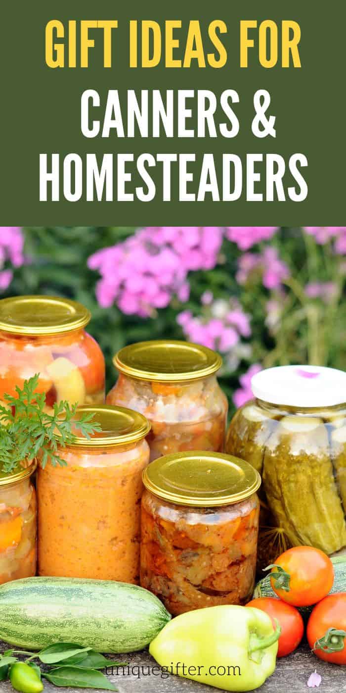 Gift Ideas for Canners and Urban Homesteaders | The Best Canning Gifts | Christmas Gifts for Canner | Homesteader Gift Ideas | Country Gifts #canning #homesteading #urbanhomestead