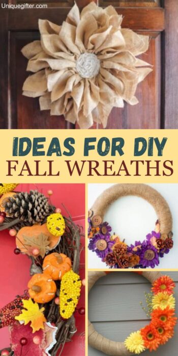Ideas For DIY Fall Wreaths | DIY Fall Wreaths | Fall Wreaths | DIY Wreaths | Fall Projects #DIYFallWreaths #FallTime #FallWreaths #WelcomeFall #FallCrafts