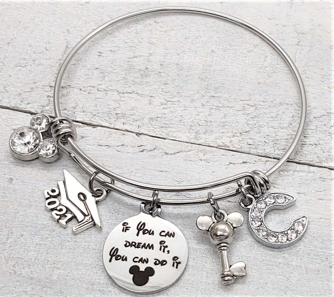 “If You Can Dream It, You Can Do It” charm Bracelet