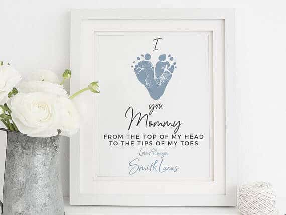 This first mother's day gift ideas would be perfect for any nursery.