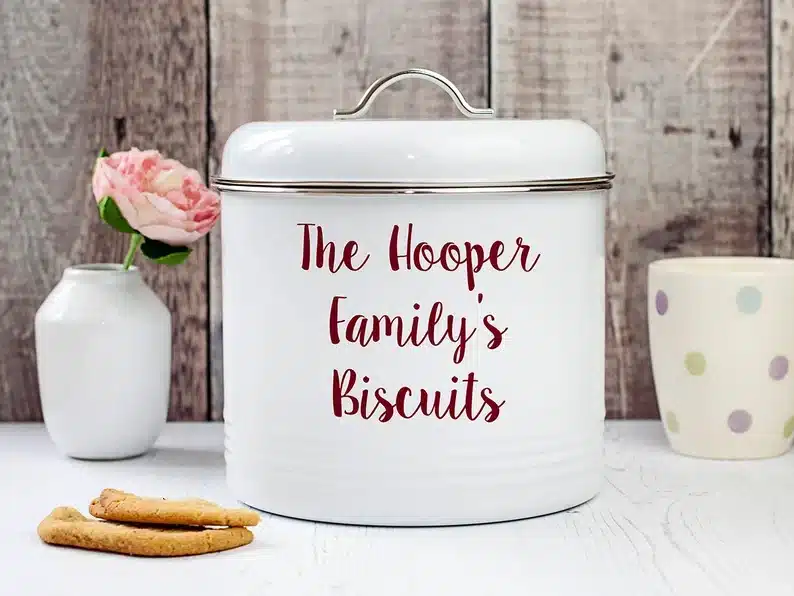 Personalised Cookie Jar (Filled with Cookies!)