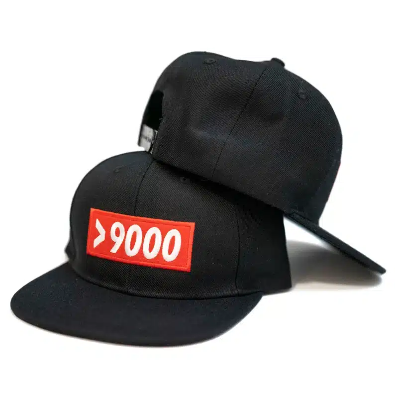 Over 9000 DBZ inspired snapback hat
