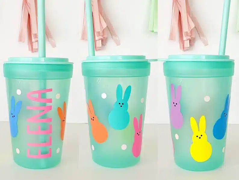 Personalized kids peeps easter cups Gift Ideas For Daughters