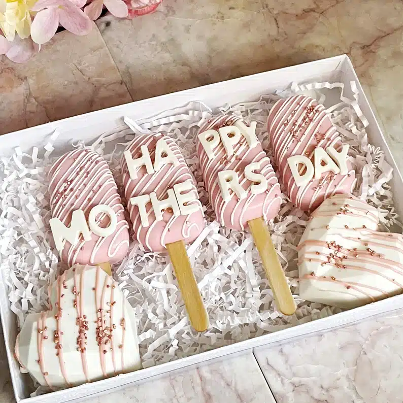 Mother's day cake popsicle set edible treat