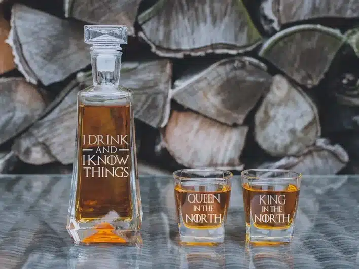 Game of thrones decanter set. 