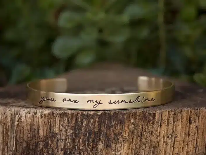 You are my sunshine bracelet 