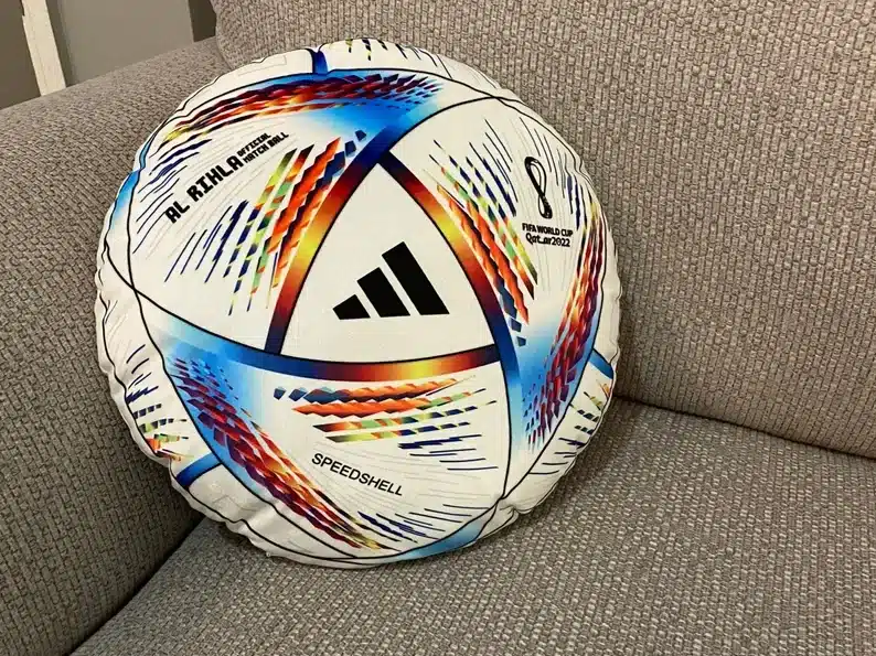 large Soccer ball pillow.