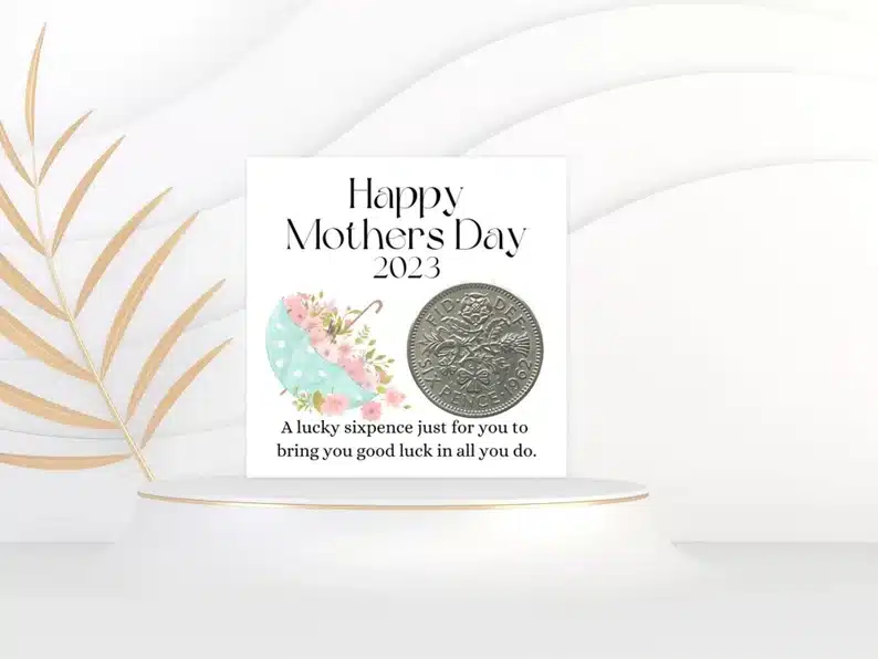 Lucky Sixpence Mother’s Day Charm 